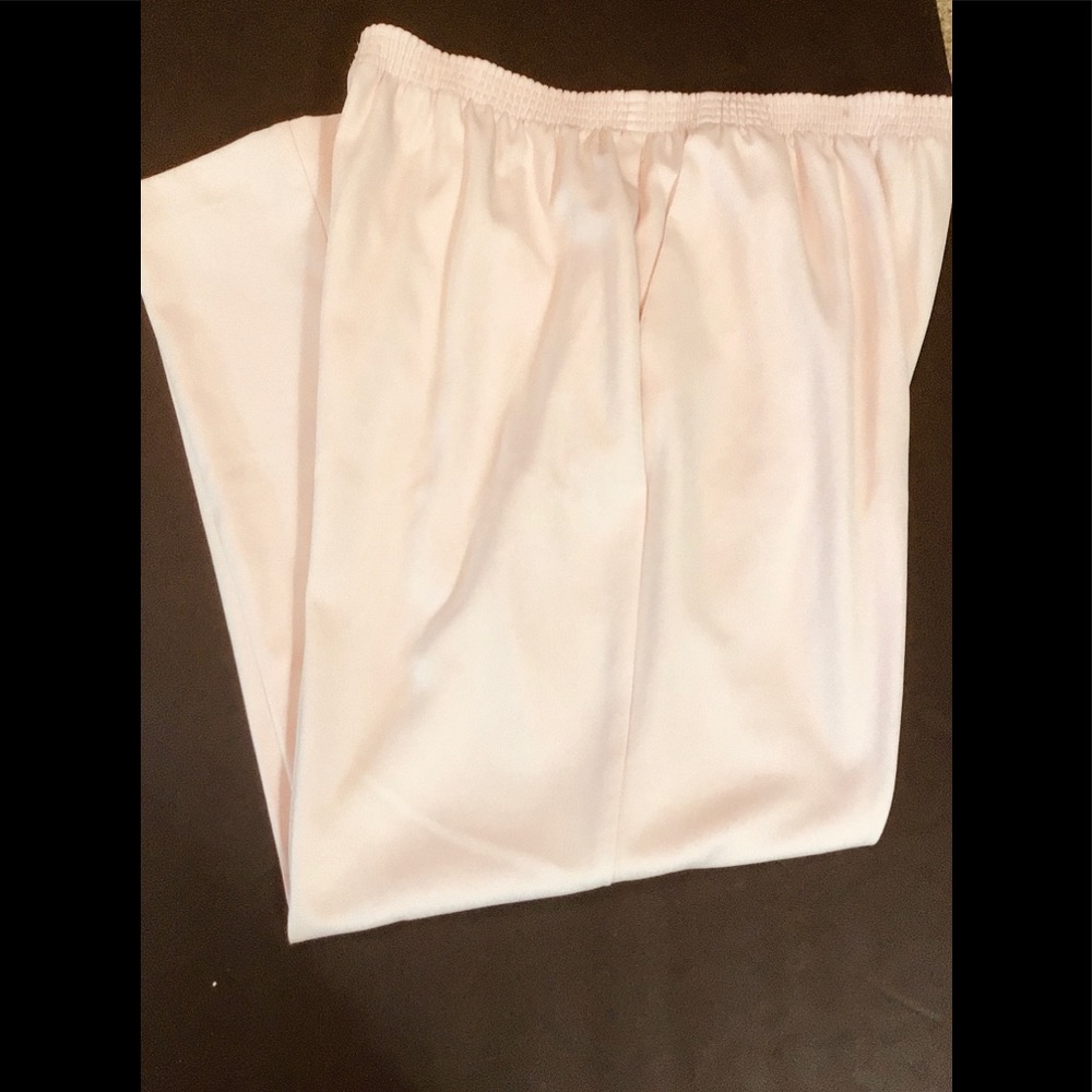 Alfred Dunner Petite Strawberry Pink Pull On Pants